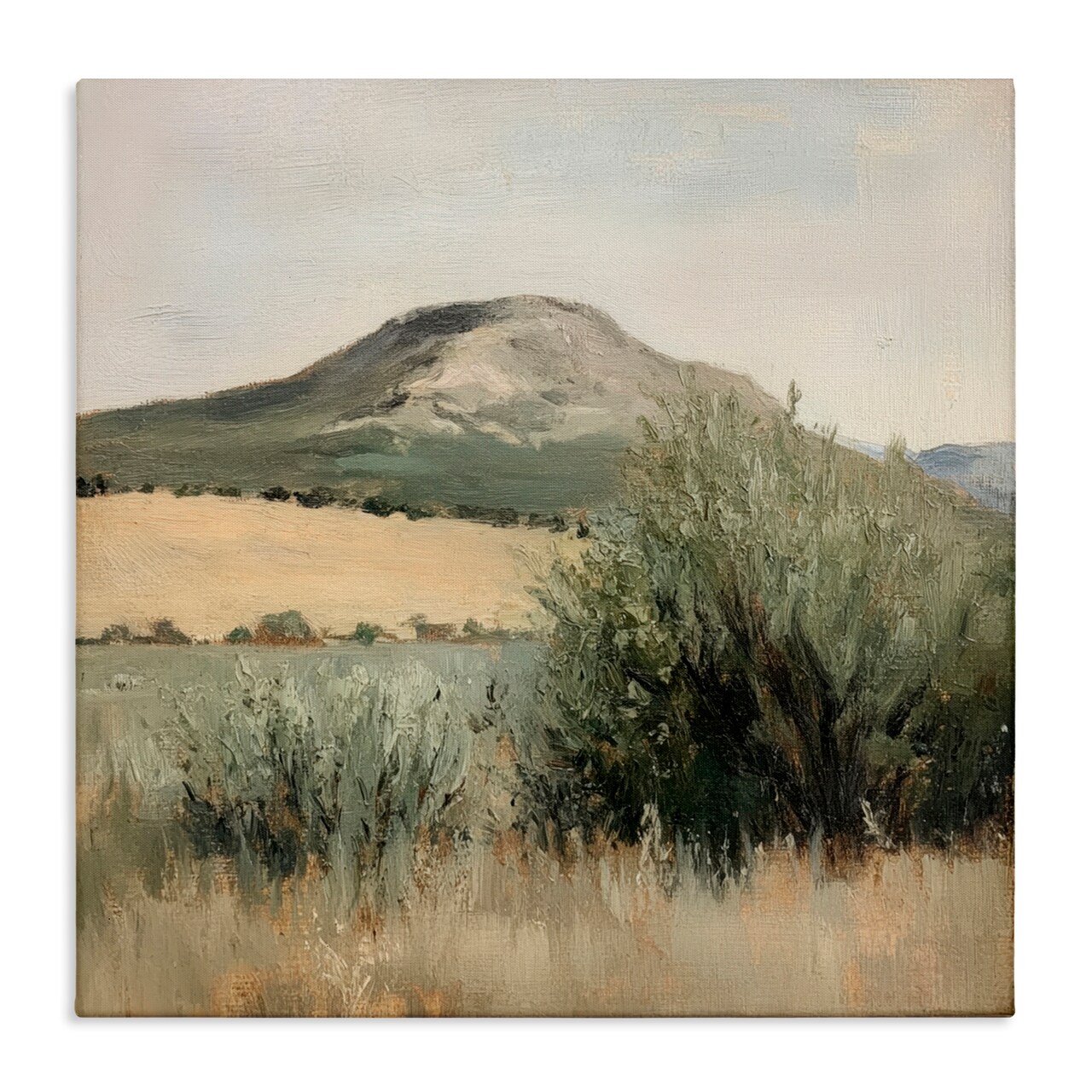 Stupell Industries Spring Mountain Meadow Landscape Canvas, design by Petal Prints Design